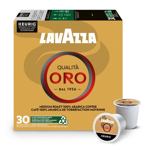 Lavazza Qualità Oro Coffee Pods Medium Roast 30 K-Cups 345 g