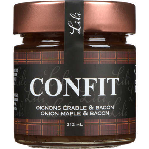 Lili Gourmet! Confit Bacon Onion Maple 212 ml