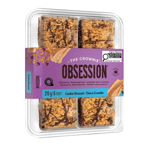 Obsession The Crownie Squares Cookie Streusel 210 g
