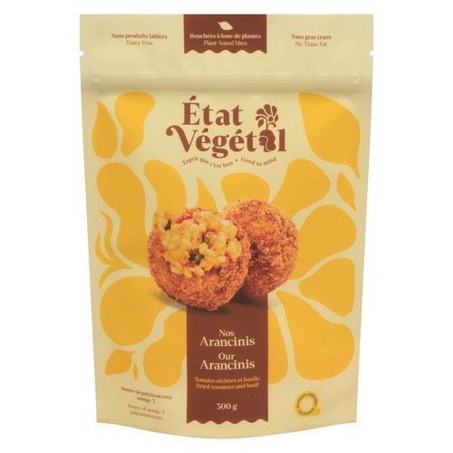État Végétal Arancinis Dried Tomatoes And Basil 300 g (frozen)