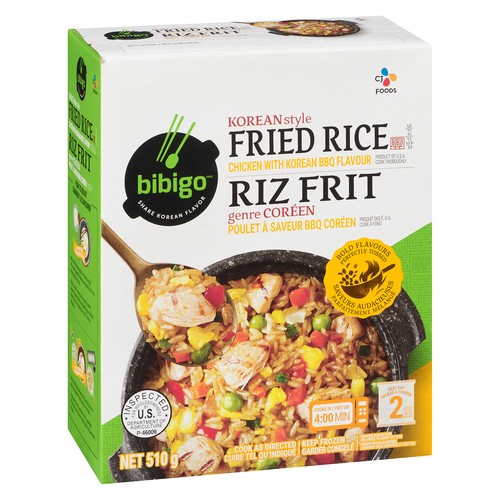 Bibigo Frozen Korean Style Fried Rice Chicken With Korean BBQ 510 g