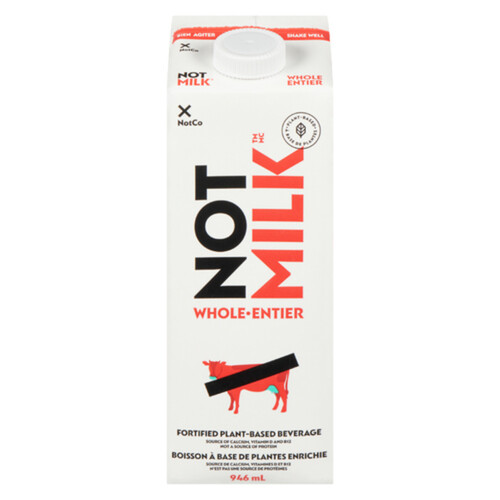 Not Milk Plant Based Beverage Whole 946 ml