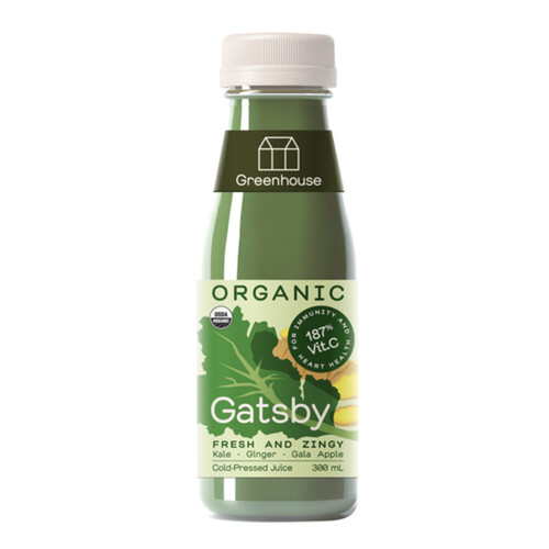 Greenhouse Organic Raw Juice Gatsby 300 ml (bottle)
