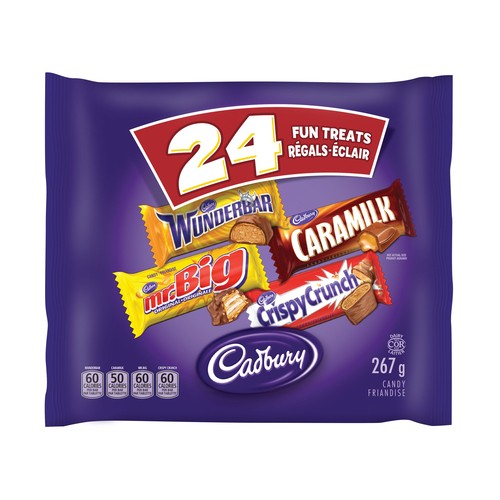 Cadbury Assorted Fun Treats - 267 g (Mixed Pack of 24)