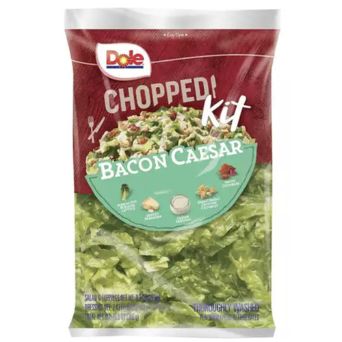 Dole Chopped Salad Bacon Caesar 290 g