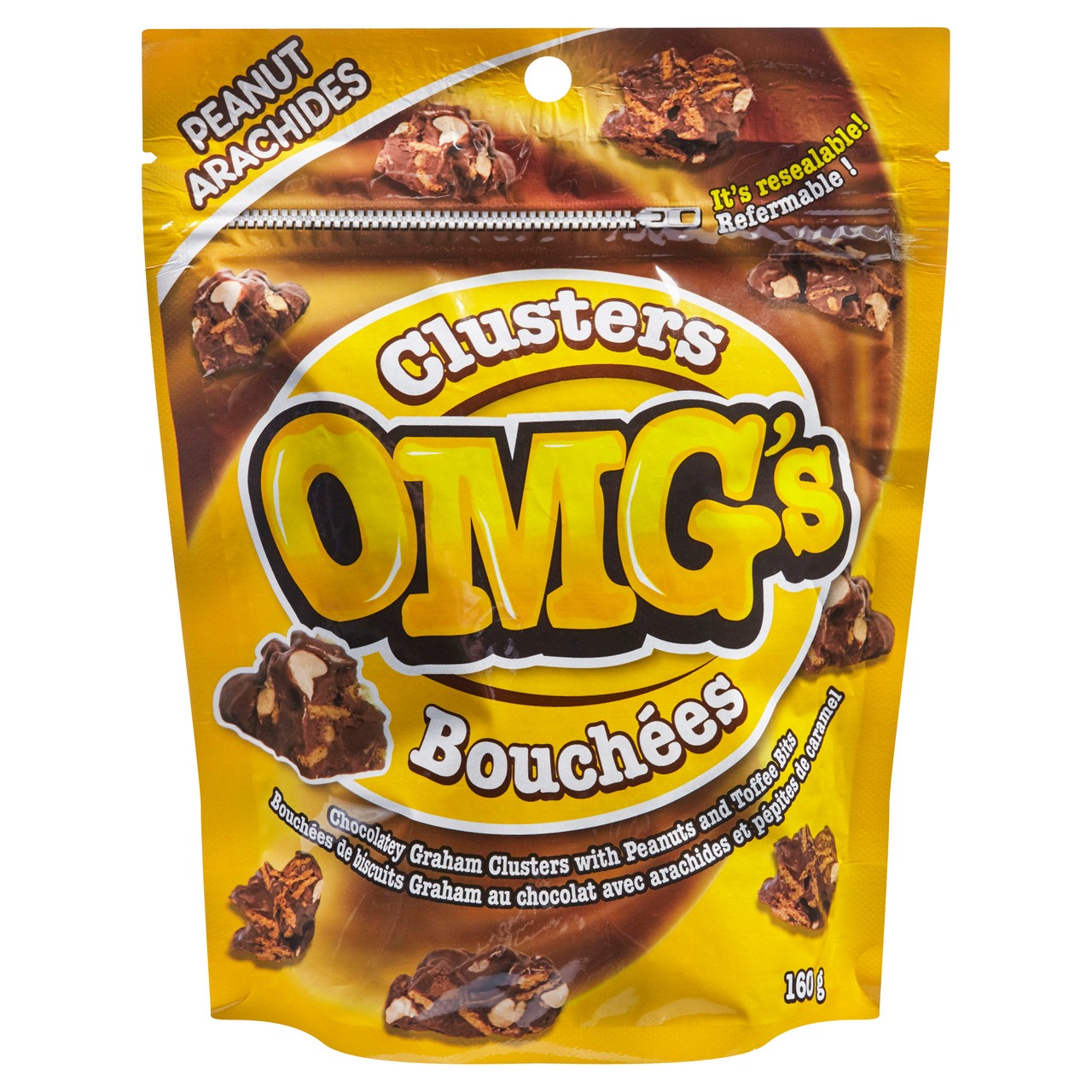 OMG's Chocolatey Graham Clusters With Peanuts & Toffee Bits 160 g ...