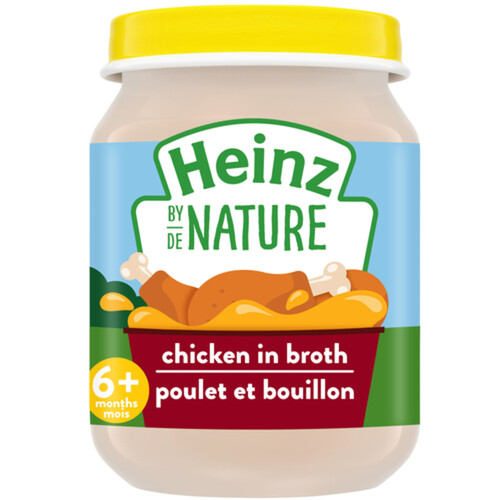 Heinz By Nature Baby Food Purée Chicken in Broth 128 ml