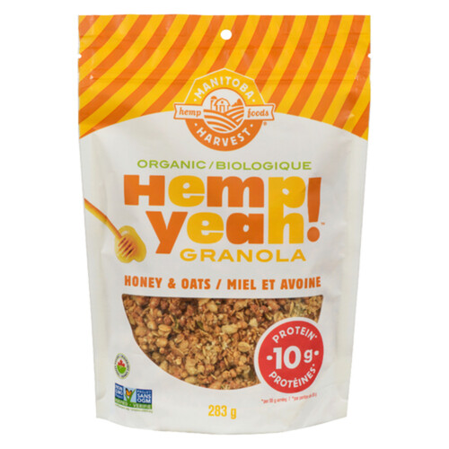 Manitoba Harvest Hemp Yeah! Organic Granola Honey & Oat 283 g