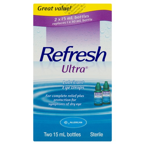 Allergan Eye Drops Refresh Ultra 2 x 15 ml (bottles)