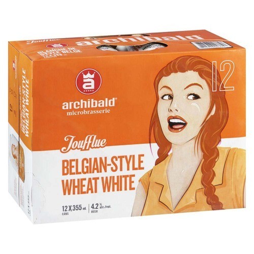 Archibald Joufflue Beer 4.2% Alcohol 12 x 355 ml (cans) 
