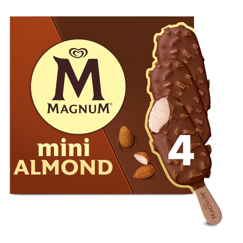 Magnum Mini Ice Cream Bar Almond 4 x 55 ml