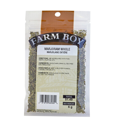 Farm Boy Whole Majoram  6 g