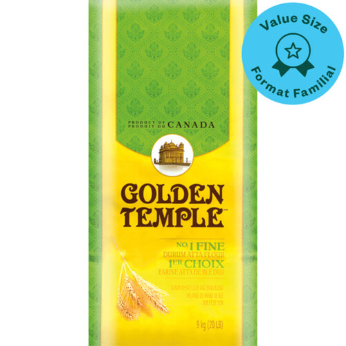 Golden Temple Flour Atta Durum Value Size 9 kg