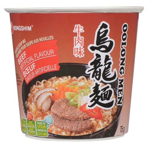 Nong Shim Oolongmen Noodle Soup Beef  75 g