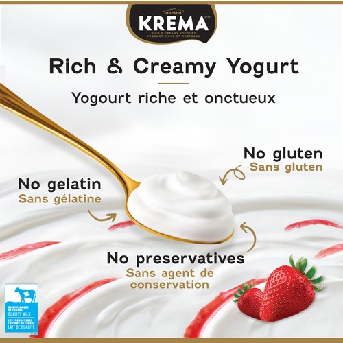 Olympic Krema 8% Yogurt Strawberry 650 g