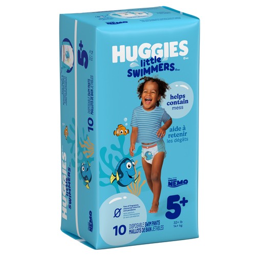Huggies Little Swimmers Disposable Swim Diapers Size 5+ 10 Count