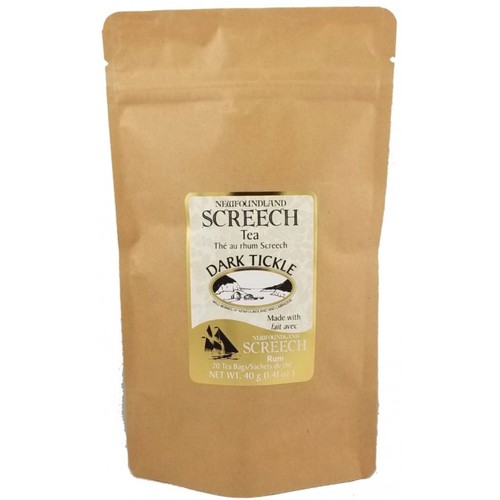 Newfoundland Dark Tickle Screech Tea 20 EA