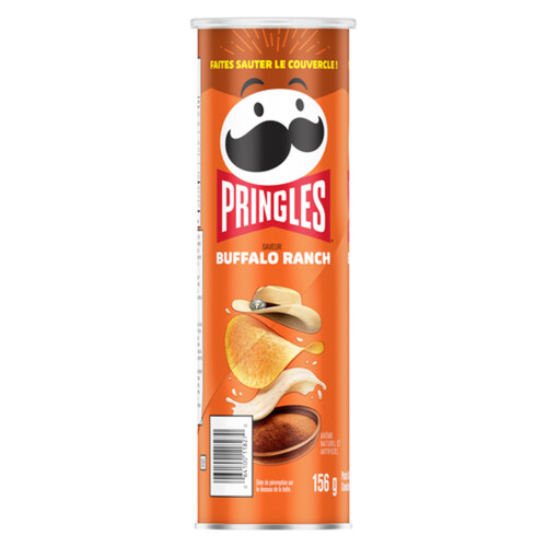 Pringles Canned Potato Chips Buffalo Ranch 156 g 