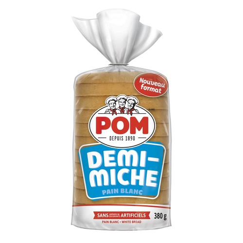 POM Half Loaf White Bread 380 g