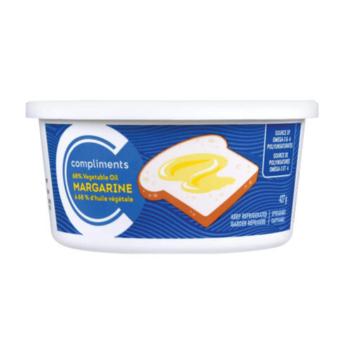 Compliments 68% Vegetable Oil Margarine 427 g