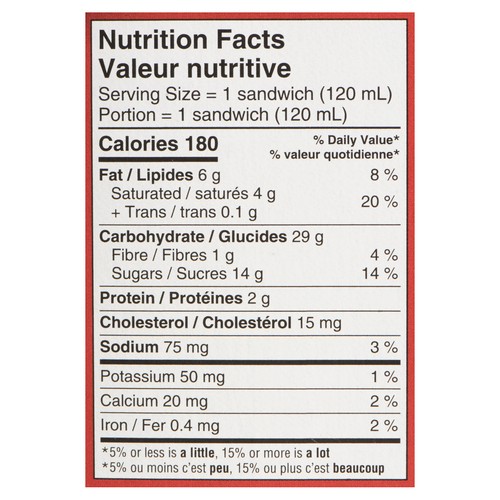 Chapmans Ice Cream Sandwich Peppermint 12 x 120 ml