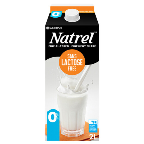 Natrel Lactose-Free 0% Skim Milk 2 L