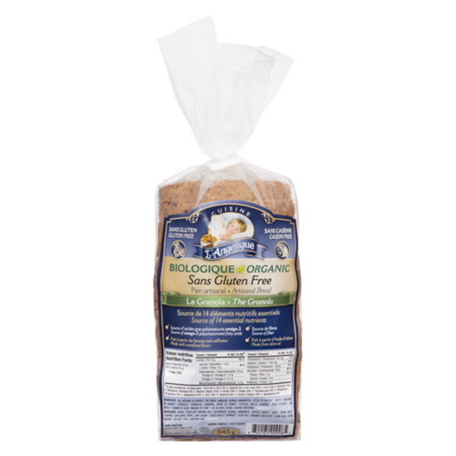 Cuisine L'Angelique Organic Frozen Granola Bread 545 g