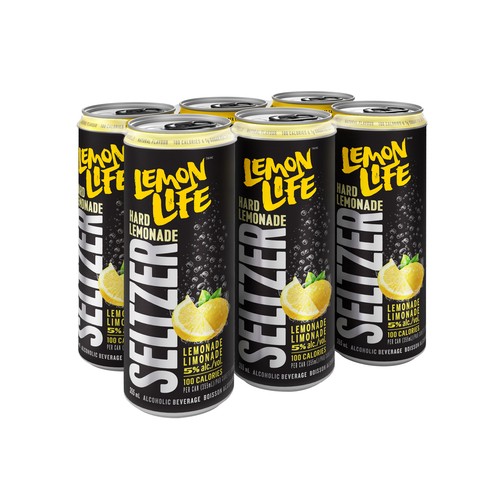 Lemon Life Seltzer Original Lemonade 6 x 355 ml (cans) - Voilà