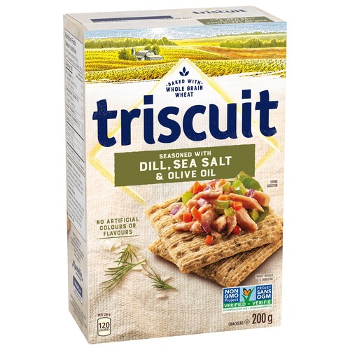 Triscuit Dill Crackers Sea Salt & Olive Oil 200 g
