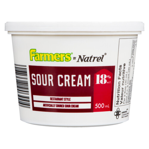 Farmers 18% Sour Cream Restaurant Style 500 ml
