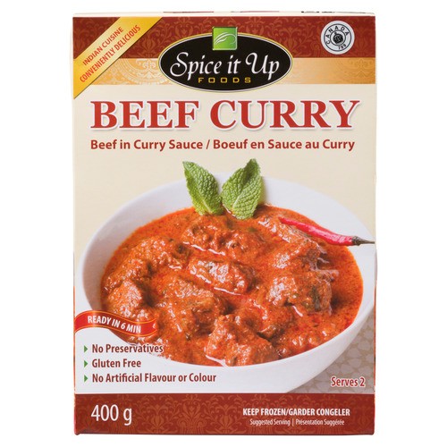 Spice It Up Foods  Beef Curry 400 g (frozen)