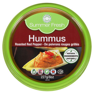 Summer Fresh Roasted Red Pepper Hummus 227 g