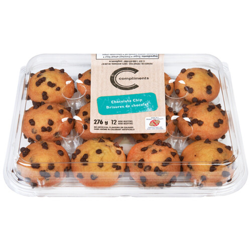 Compliments Mini Muffins Chocolate Chip 276 g