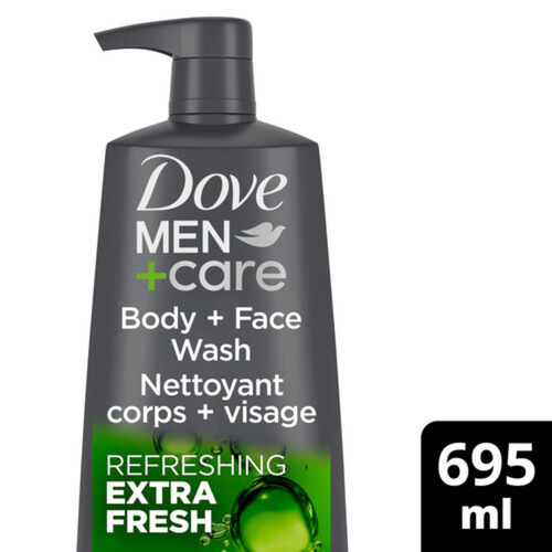 Dove Men+Care Body And Face Wash Refreshing Extra Fresh 695 ml