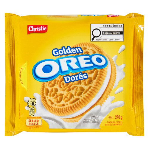 Oreo Sandwich Cookies Golden Vanilla 270 g