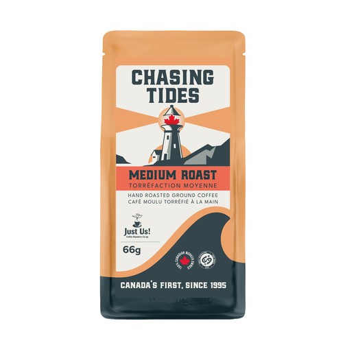 Just Us! Chasing Tides Ground Coffee Medium Roast 66 g