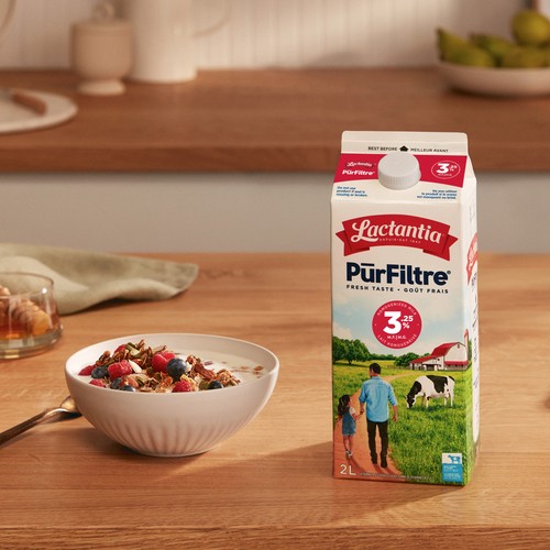 Lactantia PurFiltre 3.25% Milk Homogenized 473 ml
