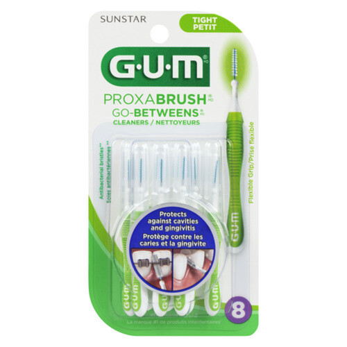 GUM Proxabrush Interdental Cleaners Size 2 Tight 8 Pack