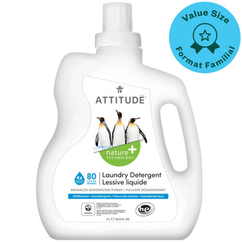 Attitude Nature+ Laundry Detergent Wildflowers 2 L