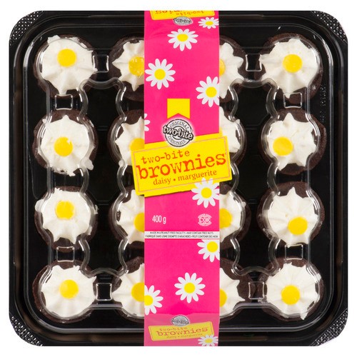 Two-Bite Brownies Party Platter With Vanilla Icing 400 g
