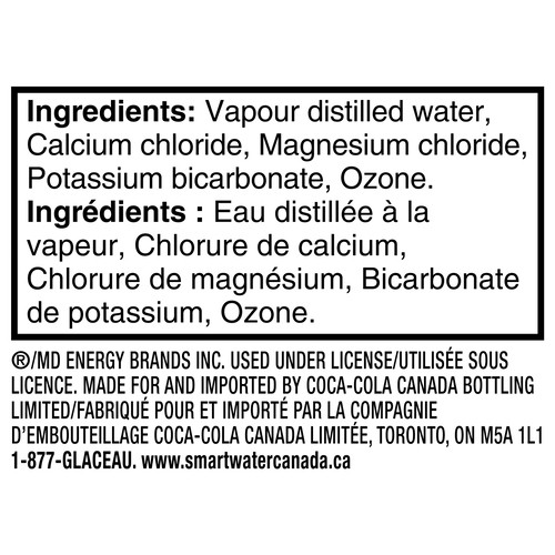 Glaceau Smartwater Water 1 L (bottle)