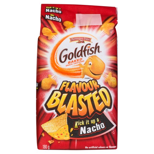 Pepperidge Farm Goldfish Crackers Blasted Nacho Flavour 180 g