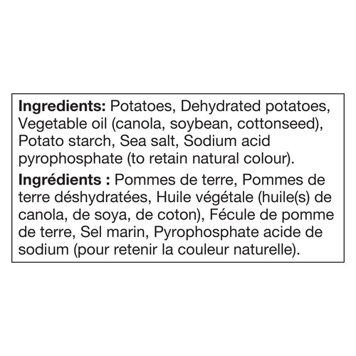 McCain Frozen Smiles Face Fries 650 g