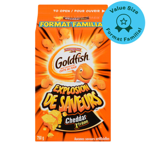 Pepperidge Farm Goldfish Crackers Blasted Xtreme Cheddar 750 g