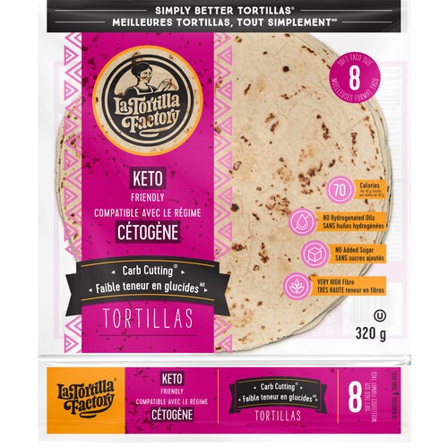 La Tortilla Keto Friendly Tortilla 320 g