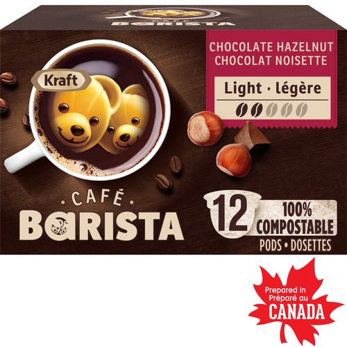 Kraft Cafe Barista Coffee Pods Chocolate Hazelnut 12 Single Serve 120 g