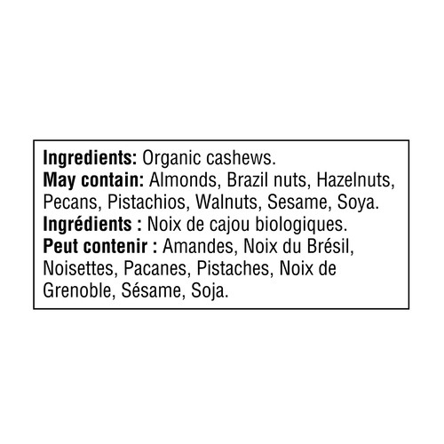 Prana Organic Gluten-Free Cashews Non Roasted 250 g