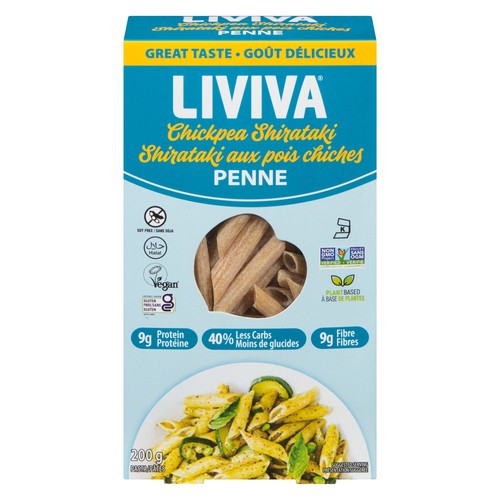 Liviva Pasta Chickpea Shirataki Penne 200 g