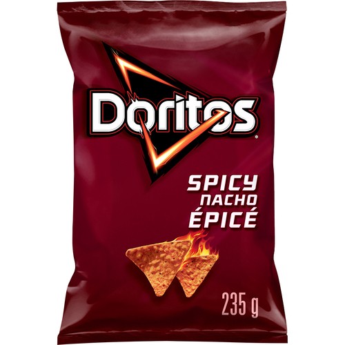 Doritos Tortilla Chips Spicy Nacho 235 g