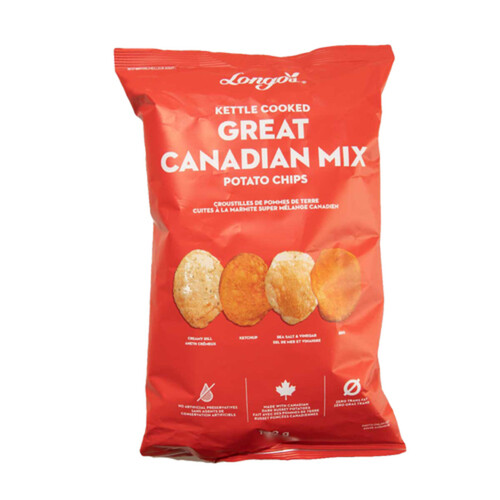 Longo's Kettle Chips Great Canadian Mix 142 g